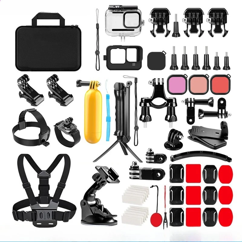 

Action Camera Accessories 61-in-1 Set with Storage Bag