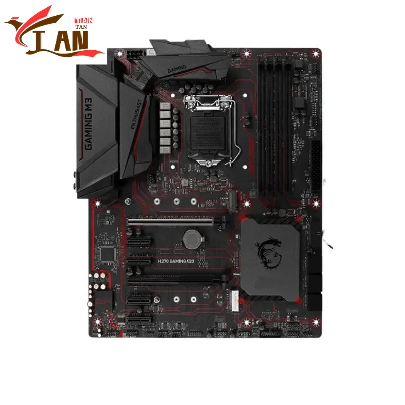 

Для H270 GAMING M3 материнская плата 64 ГБ 2 * M.2 HDMI LGA 1151 DDR4 ATX H270 материнская плата 100% протестирована, полностью работает, коричневый