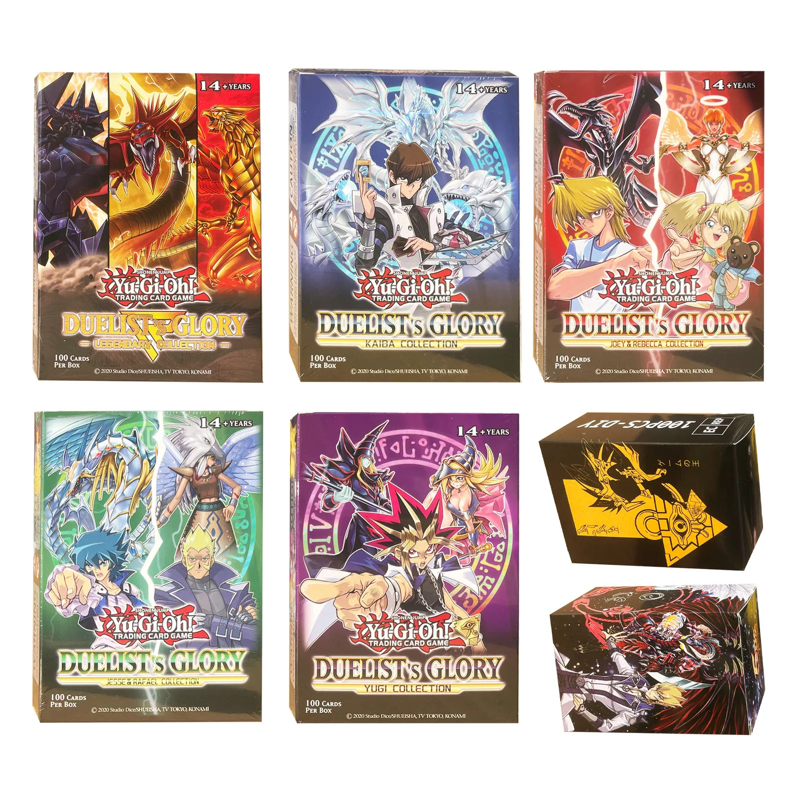 

100 шт. карт Yu-Gi-Oh! в аниме-стиле, классические прокси-карты Yugioh DM, сделай сам, подарок для детей