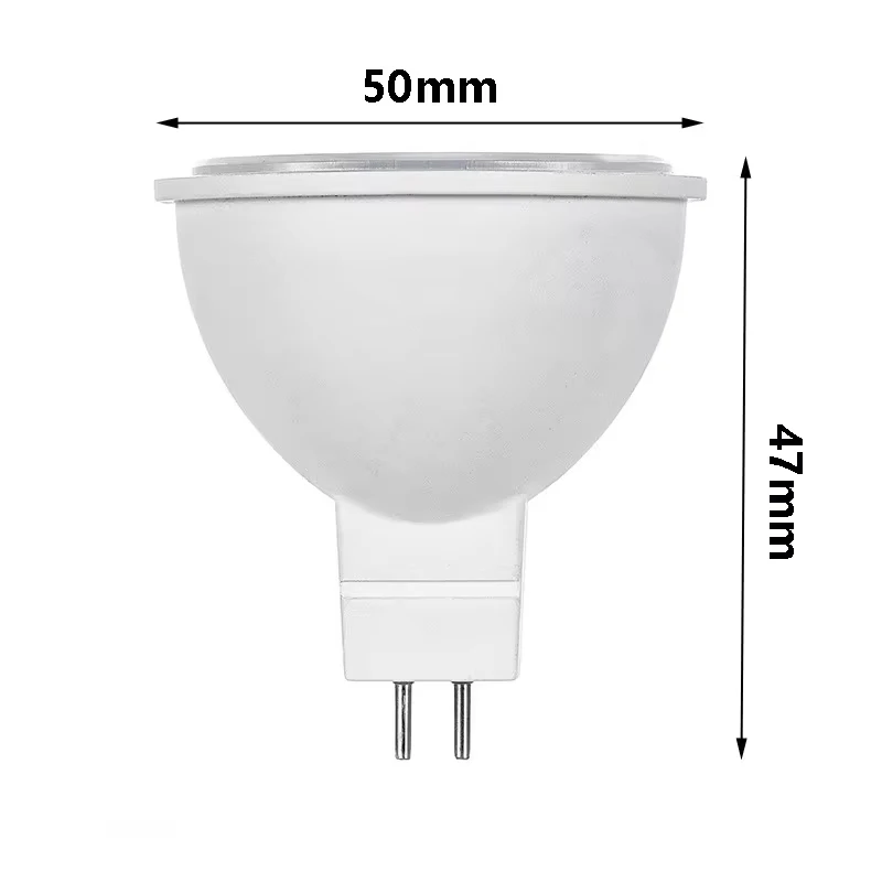 Dimmable LED Spotlight Bulbs 38 Degree Beam Angle 7W MR16 110V 220V 12V 24V Cold Warm White For Spot Lights Tracking Lights DIY