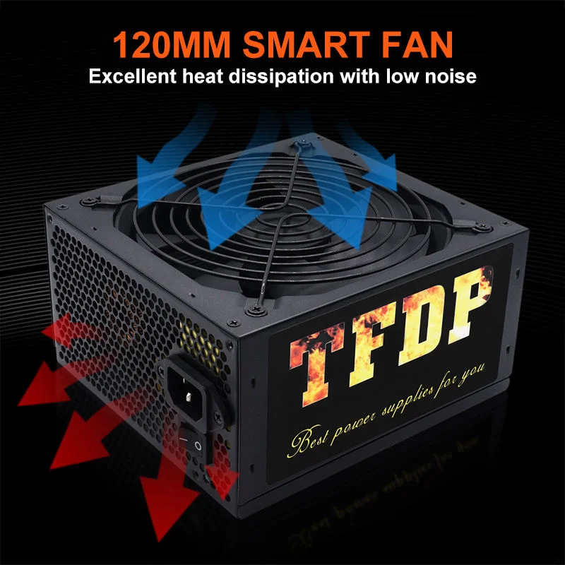

850W 80 PLUS Gold Full Modular ATX Power Supply For Desktop Computers Lower Energy Consumption 120mm Smart Fan With Low Noise