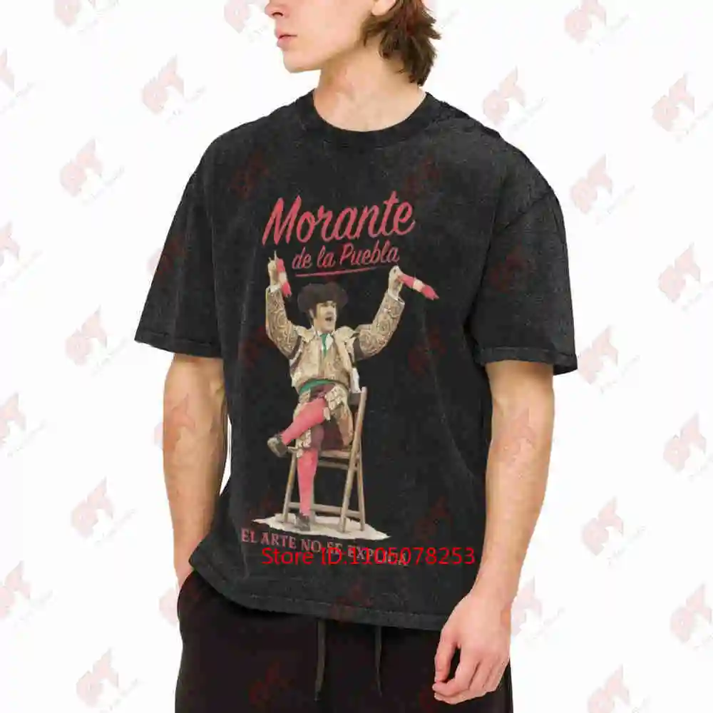 Morante De La Puebla Bullfighter Matador Vintage Washed Tee Pure Cotton T-Shirt