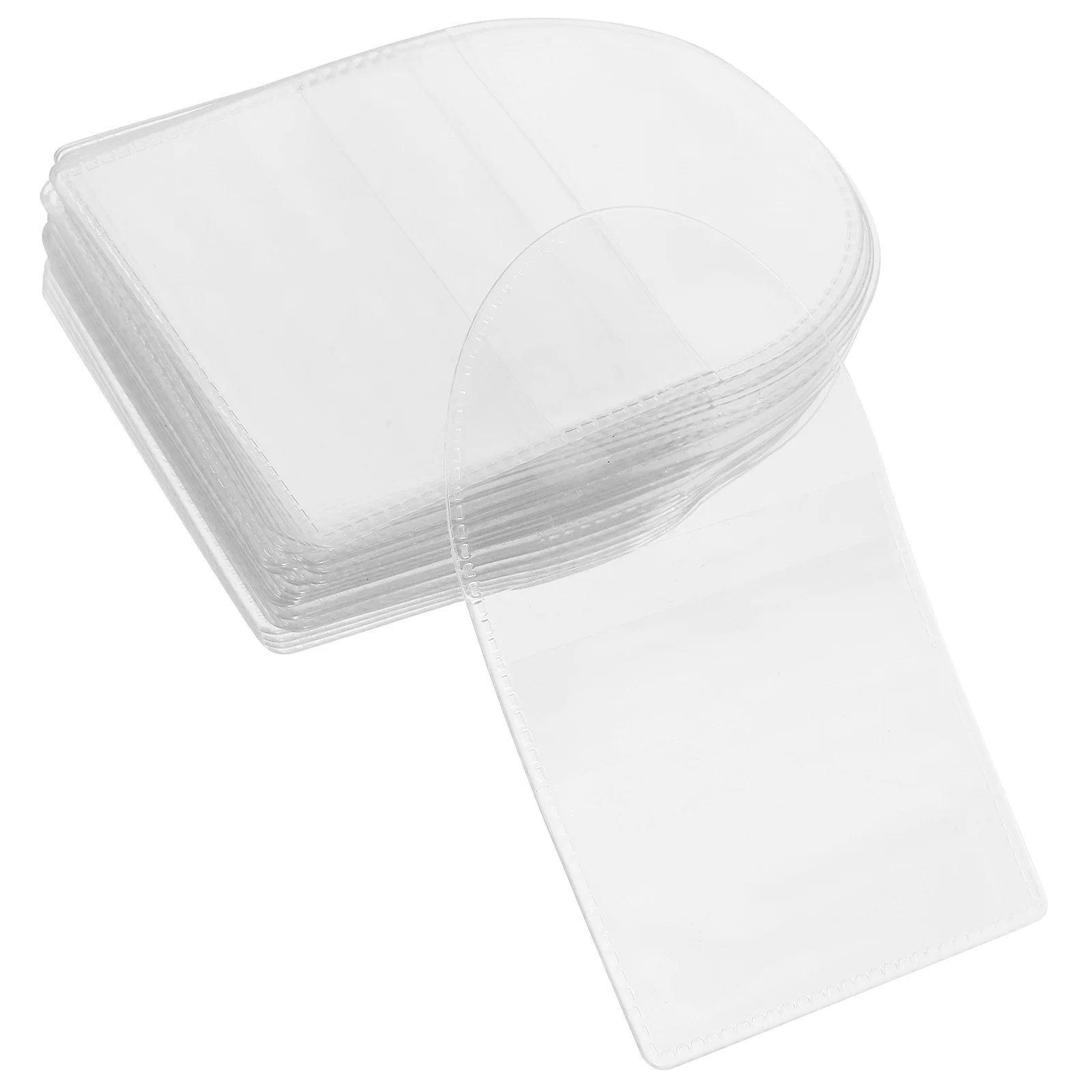 40 Pcs Badge Money Bags Collection Transparent PVC Coin Storage Pieces Currency Album Pouches Packing Holder