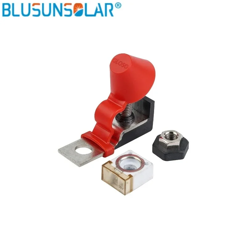 BLUSUNSOLAR-Kit de Nuit de Fusibles de Borne, exacjon Unique M8 (5/16 Pouces) + Fusible de Batterie (Coque Étanche) MRBF Finspecté