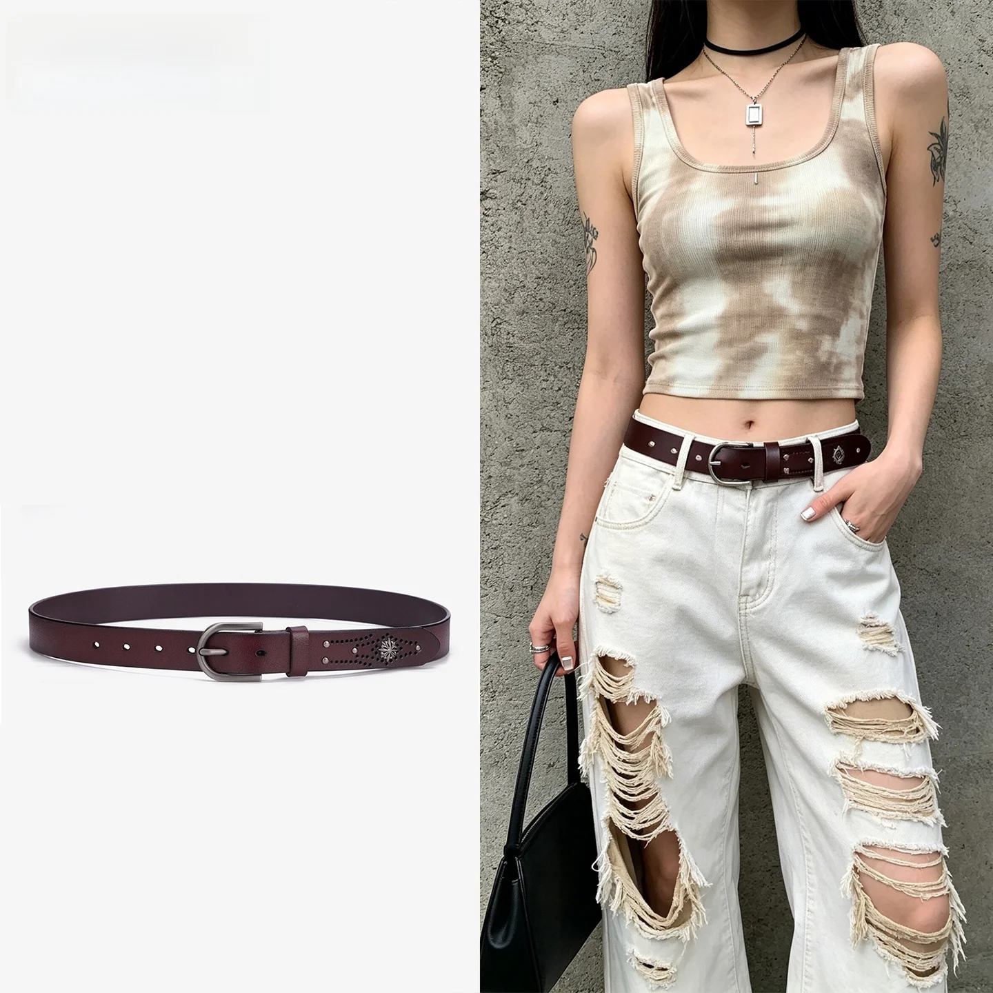 2026-new-retro-rivet-waist-belt-women's-genuine-leather-versatile-decorative-jeans-small-design-sense-personality-belt