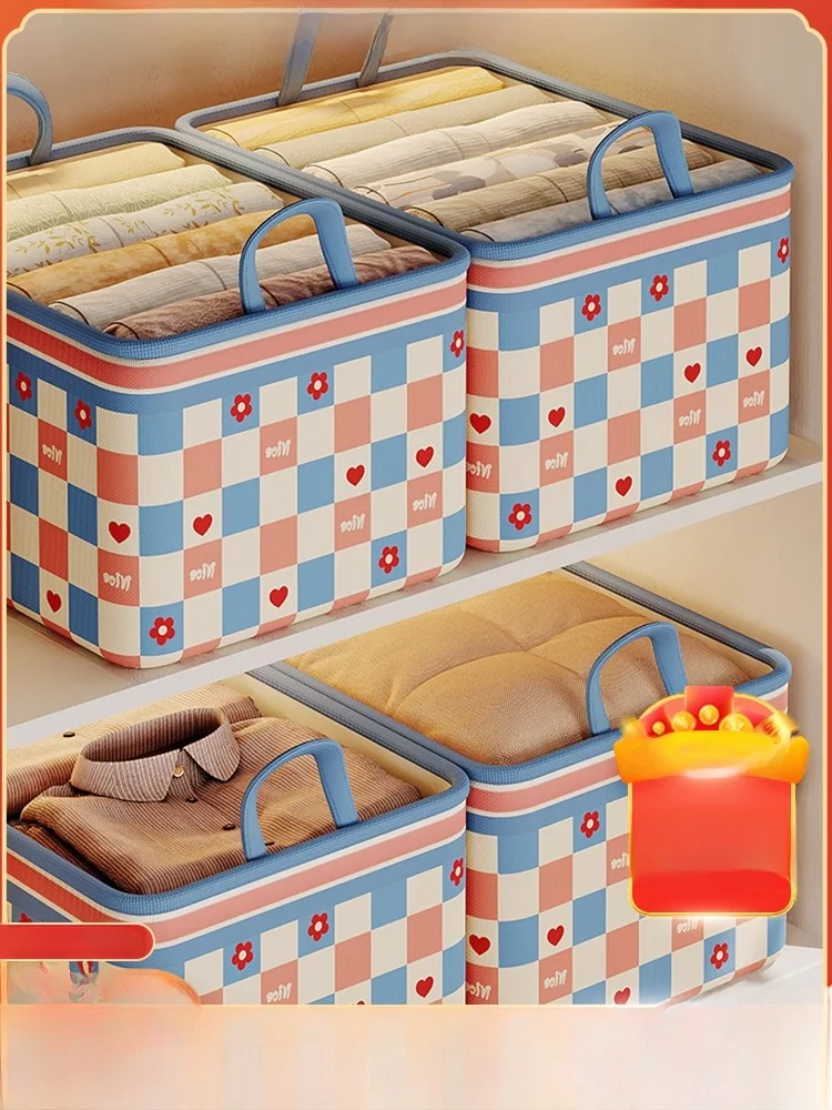 

Большая коробка для хранения одежды, органайзер для домашнего гардероба, корзина для одежды и одеял, многослойная корзина для сортировки aron Nor...