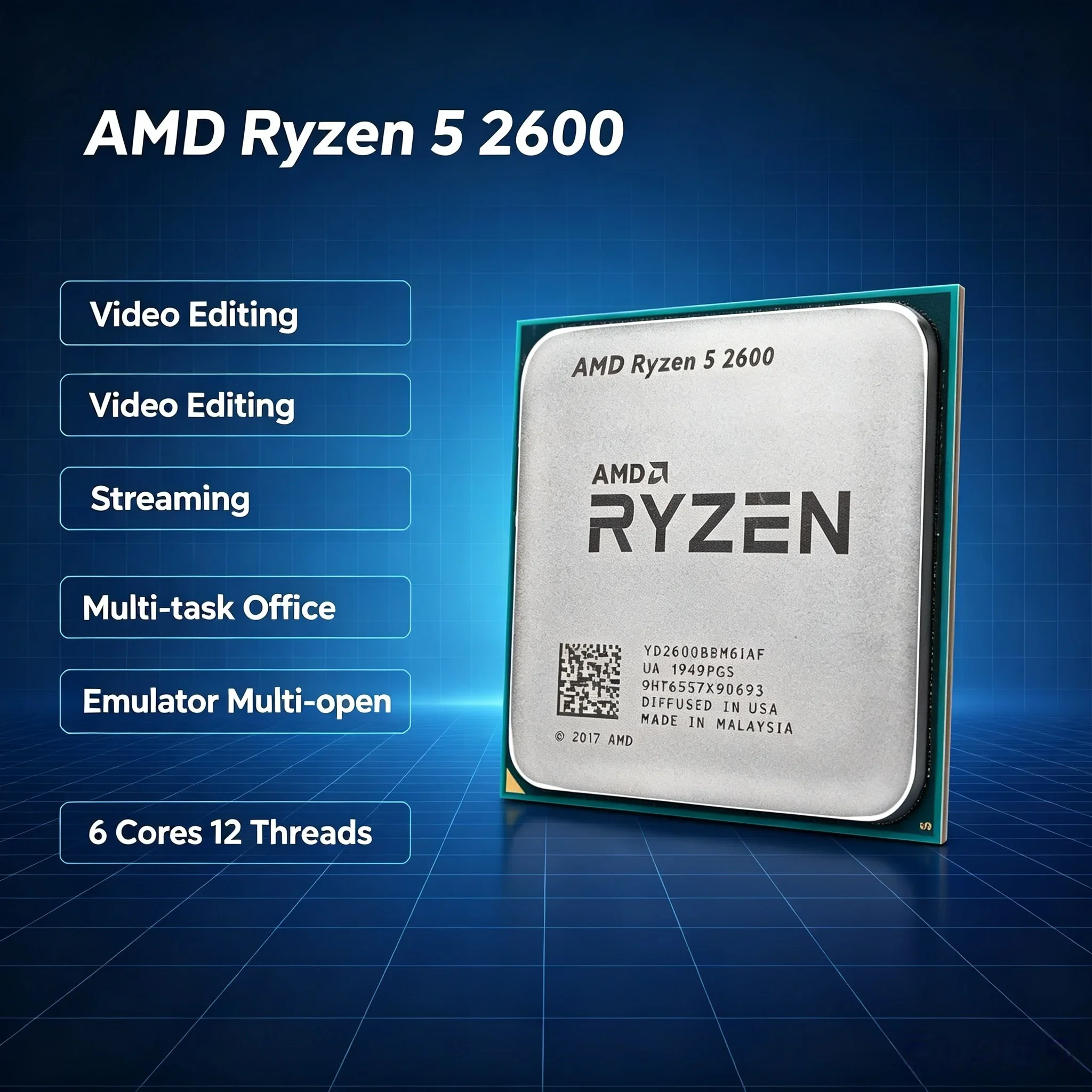 amd-r5-2600-ryzen-5-2600-6-core-12-thread-multi-task-cpu-65w-tdp-12nm-craft-socket-am4-processor-for-video-editing-live
