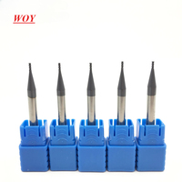 WOY 4Flute 1.0*4D*50L HRC50 CNC machine tool solid carbide endmill Tungsten Steel Milling Cutter End Mill cuttering tool endmill