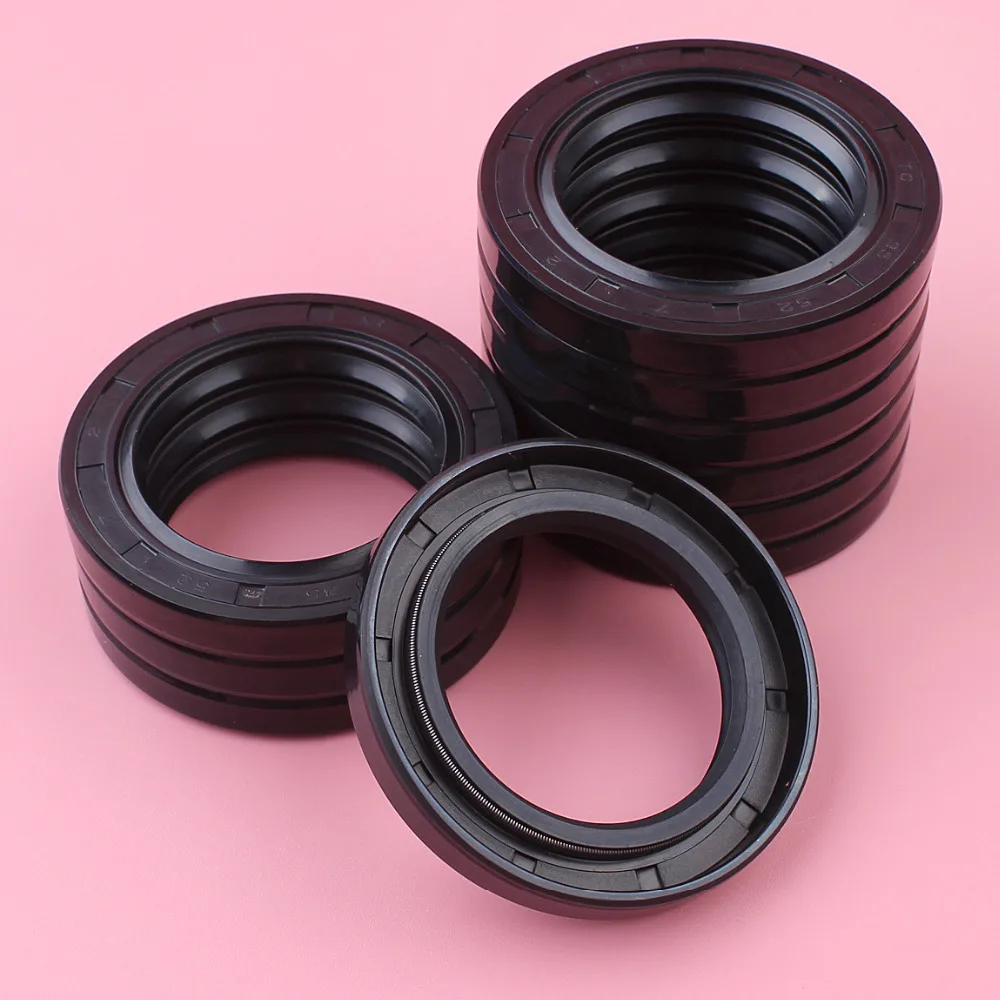 10pcs/lot Crank Case Crank Shaft Oil Seal For Honda GX390 GX340 13HP 11HP GX 390 340 Engine Spare Part 35x52x7mm