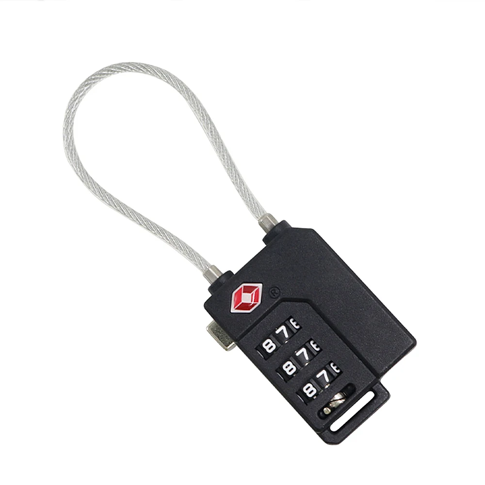 قفل برمز ملون جديد لأمتعة السفر كلمة المرور قفل قابل للتغيير تصميم ألوان متباينة قفل خزانة خزانة كلمة المرور مكونة من 3 أرقام