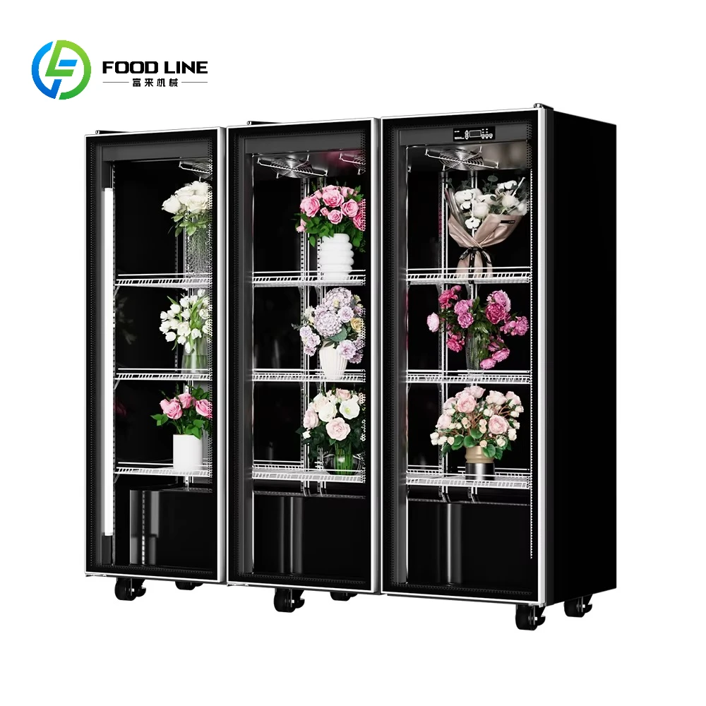 

Высококачественный коммерческий холодильник с цветочным рисунком, холодильник для хранения цветов, холодильный шкаф-витрина по индивидуальному заказу