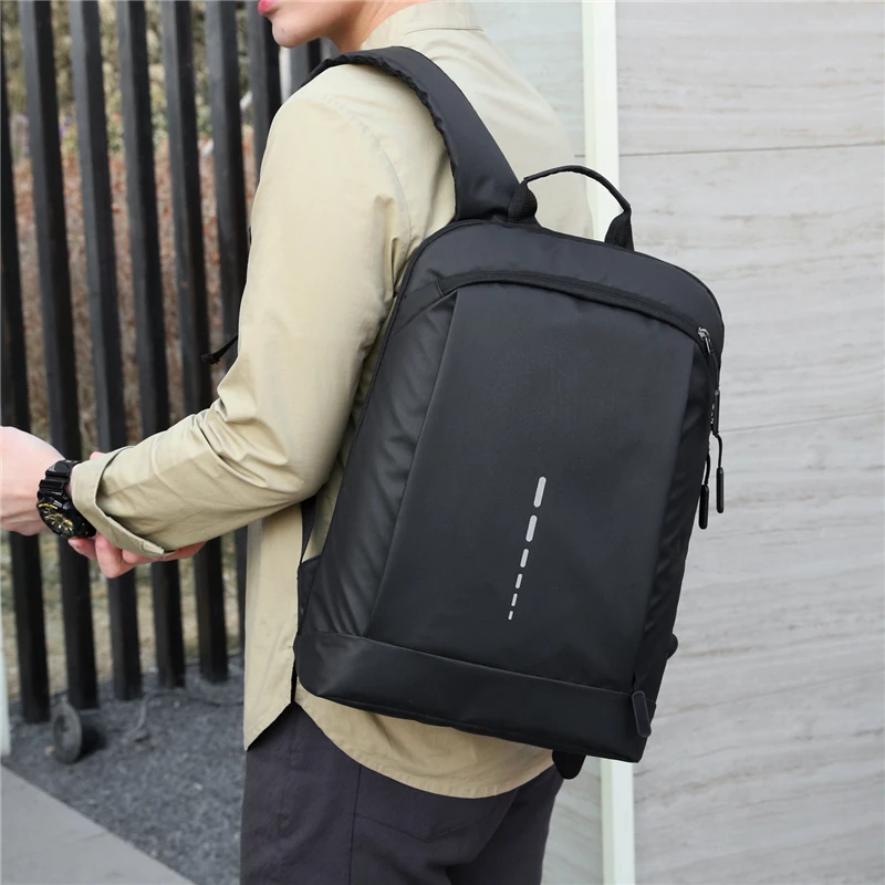 กระเป๋าเป้สะพายหลังแล็ปท็อปสําหรับเดินทางน้ําหนักเบาขนาด 16 นิ้ว, กระเป๋าเป้สะพายหลังแบบพกพาความจุขนาดใหญ่, สายรัดปรับระดับได้, กระเป๋าเป้ธุรกิจ