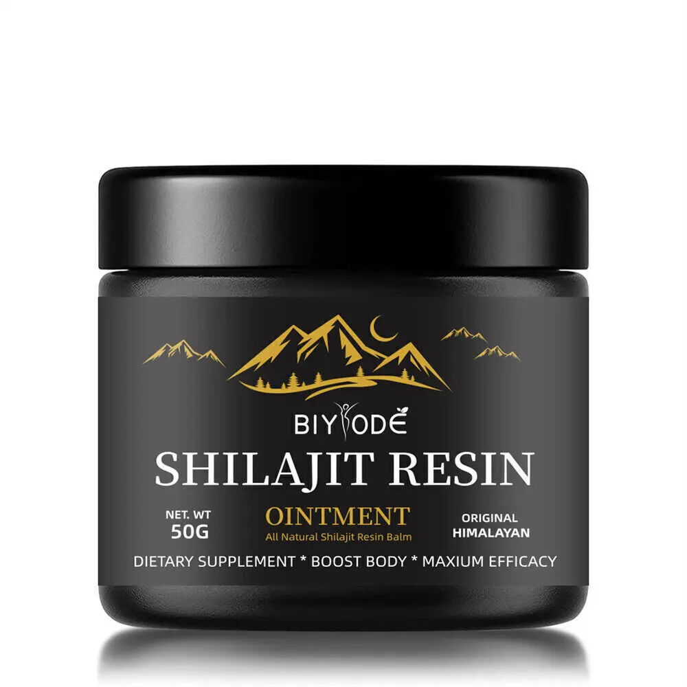 1-2X 50G 100% Pure Himalayan Shilajit,Organic,Soft Resin,Extremely Potent Fulvic Acid