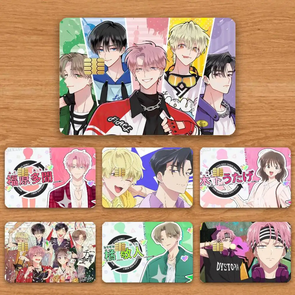 Anime Tamon's B-side Card HD Stickers Game Card Decal Card Matte Film Skin Small Chip Waterproof Sticker