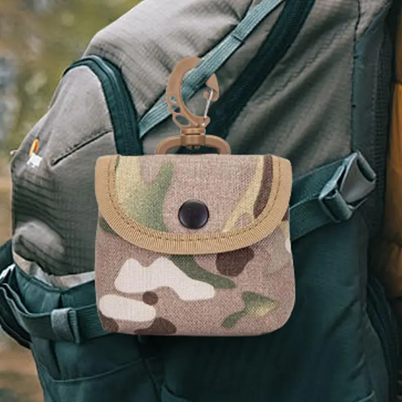 

Outdoor Key Wallet Mini Portable Key Card Case Sports Leisure Coin Purse Waterproof Small Waist Pouch With Carabiner