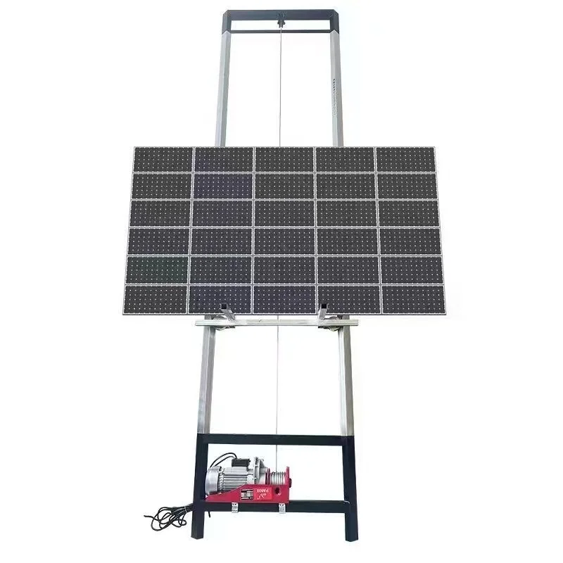 Construction Lifting Equipment Hoisting Glass Door Elevator Electric Crane Solar Panel Lift