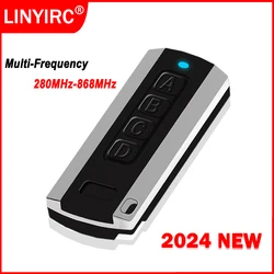 Multi-Frequency Garage Door Remote Control Duplicator 280MHz-868MHz Self-Copy Variable Code Grabber Barrier Keychain Transmitter