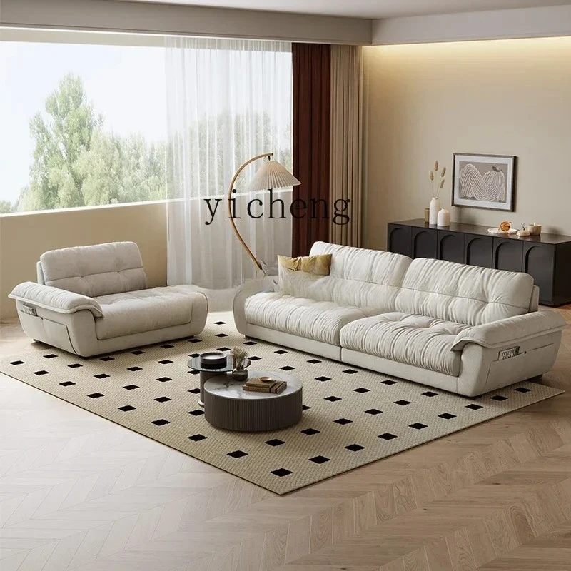 SA-8   minimalist cat scratching cloth sofa sailing super wide large seat deep sofa living room down sofa