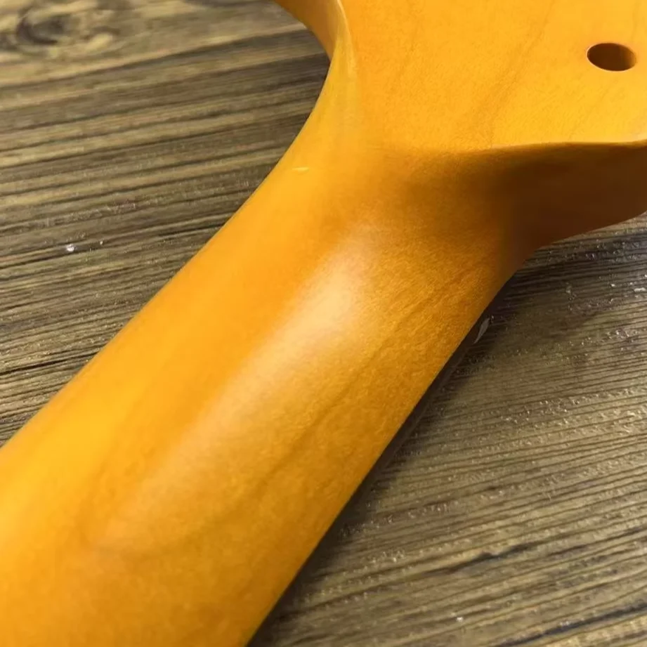 JG 24in guitar Neck 610mm 21 Frets nitrocellulose lacquer maple fingerboard DIY replacement kit perfect