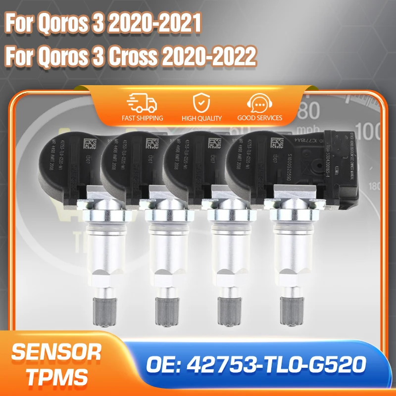 

Tire Pressure Monitoring System Car TPMS Sensor For Qoros 3 2020 2021 Qoros 3 Cross 2020 2021 2022 42753-TL0-G520 42753-TL0-G53