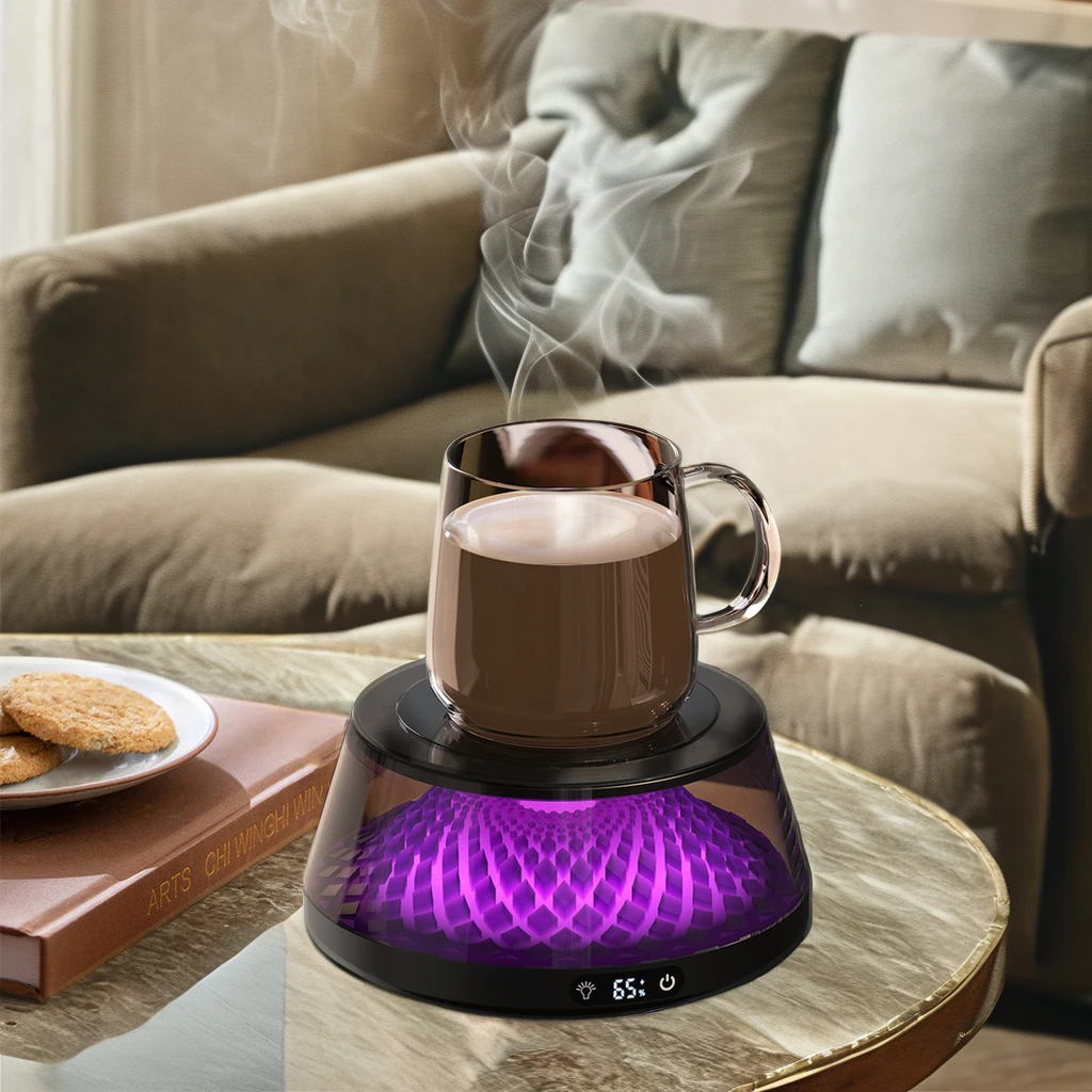 

Новая грелка для чашек, USB, электрическая грелка для офиса и дома, умная керамическая грелка, нагреватель для чашек, контроль температуры, водная кофейная кружка, грелка