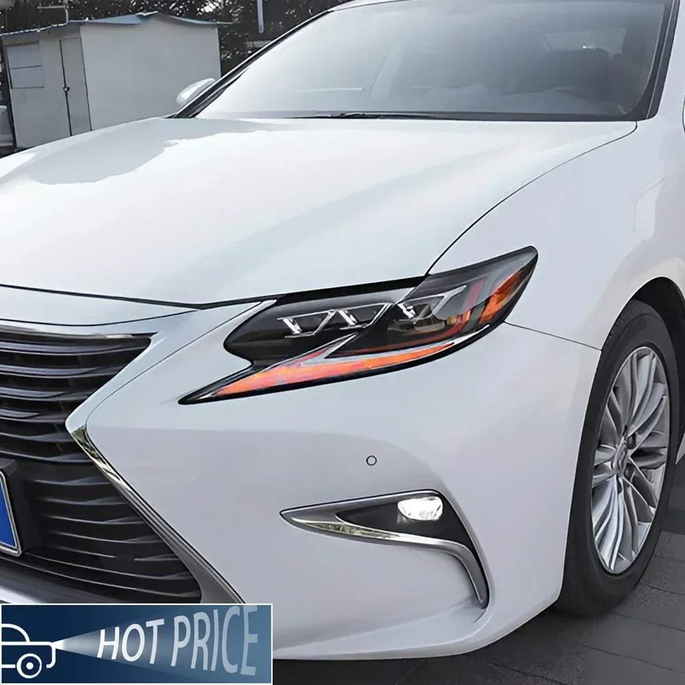 

Автомобильные фары для Lexus Es200 2015-2017, автомобильные передние лампы в сборе, обновленная высокая конфигурация, светодиодные 3 линзы проектора, аксессуары