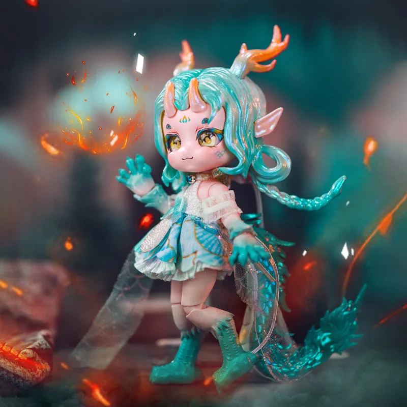 

Ancient Beast Doll Maytree 1/8 BJD 14cm OB11 Animal Body Collectible Cute Animal Style Kawaii Toy Figures Birthday Gift for Kids