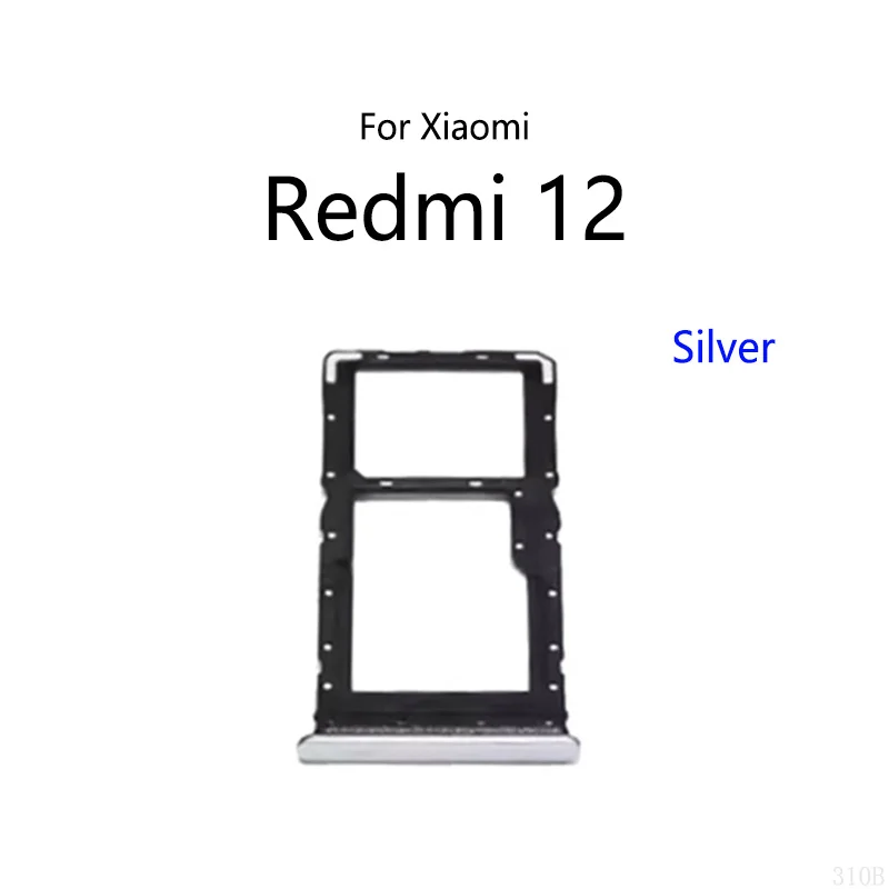 Eonpam Vassoio Carta SIM per Xiaomi Redmi 12 4G Porta Scheda SIM con Pin della SIM(Bianco Eonpam Vassoio Carta SIM per Xiaomi Redmi 12 4G Porta Scheda SIM con Pin della SIM(Bianco
