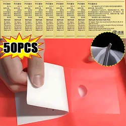 PVC Tent Patches Stickers Waterproof Clear Self Adhesive Nylon Sticker Patch for Outdoor Camping Tent Jacket Repair Tape Tool