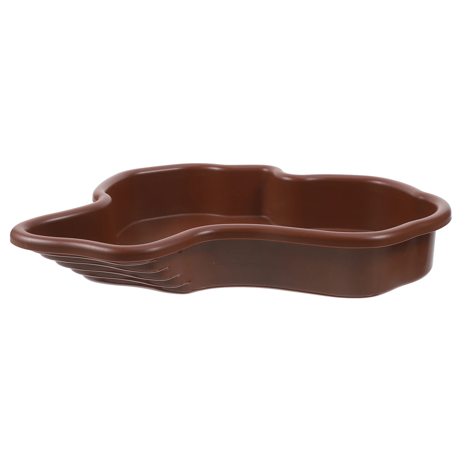 

Plastic Turtle Pool Bath Tub Large Reptile Water Bowl Size Swimming Bathing Healthy Landscape Design Wear Resistant