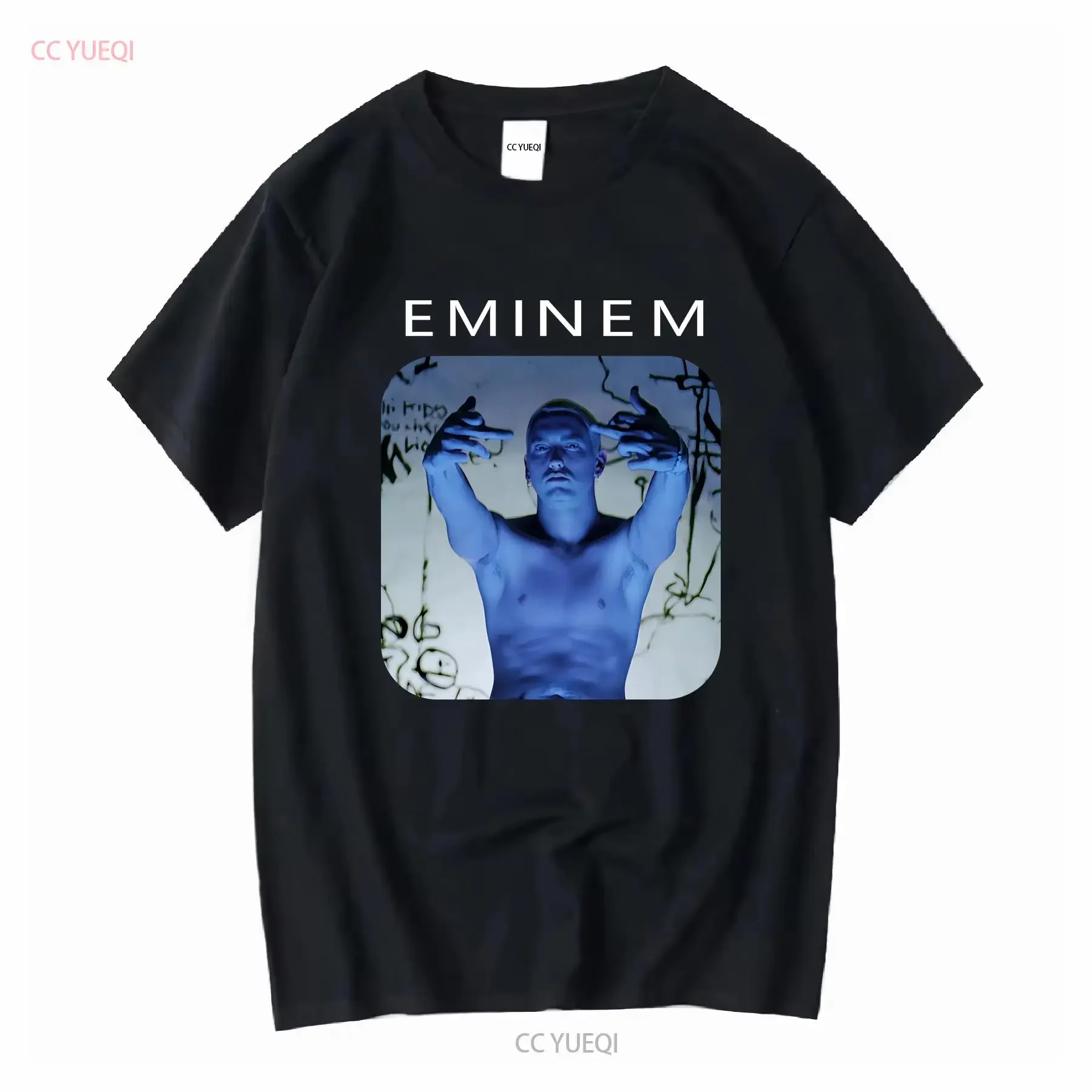 Редкая горячая винтажная футболка Eminem Slim Shady Tour 1999 года, новый размер репринта, футболка с принтом, длинные или короткие рукава, винтажная, стираная, удобная
