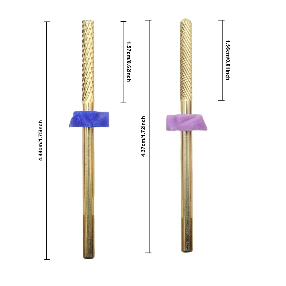 Professionelle Hartmetall-Nagelbohrer, elektrische Nagelfeilenspitzen zum Entfernen abgestorbener Nagel, langlebige Maniküre-Werkzeuge