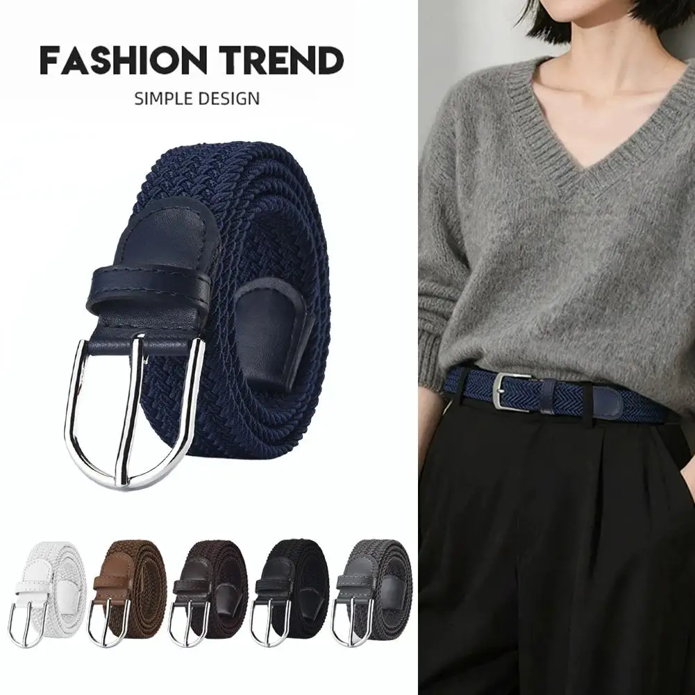 Эластичный тканый унисекс повседневный ремень модный универсальный ремень для спорта на открытом воздухе женский тактический ремень для скалолазания и работы нейтральный ремень