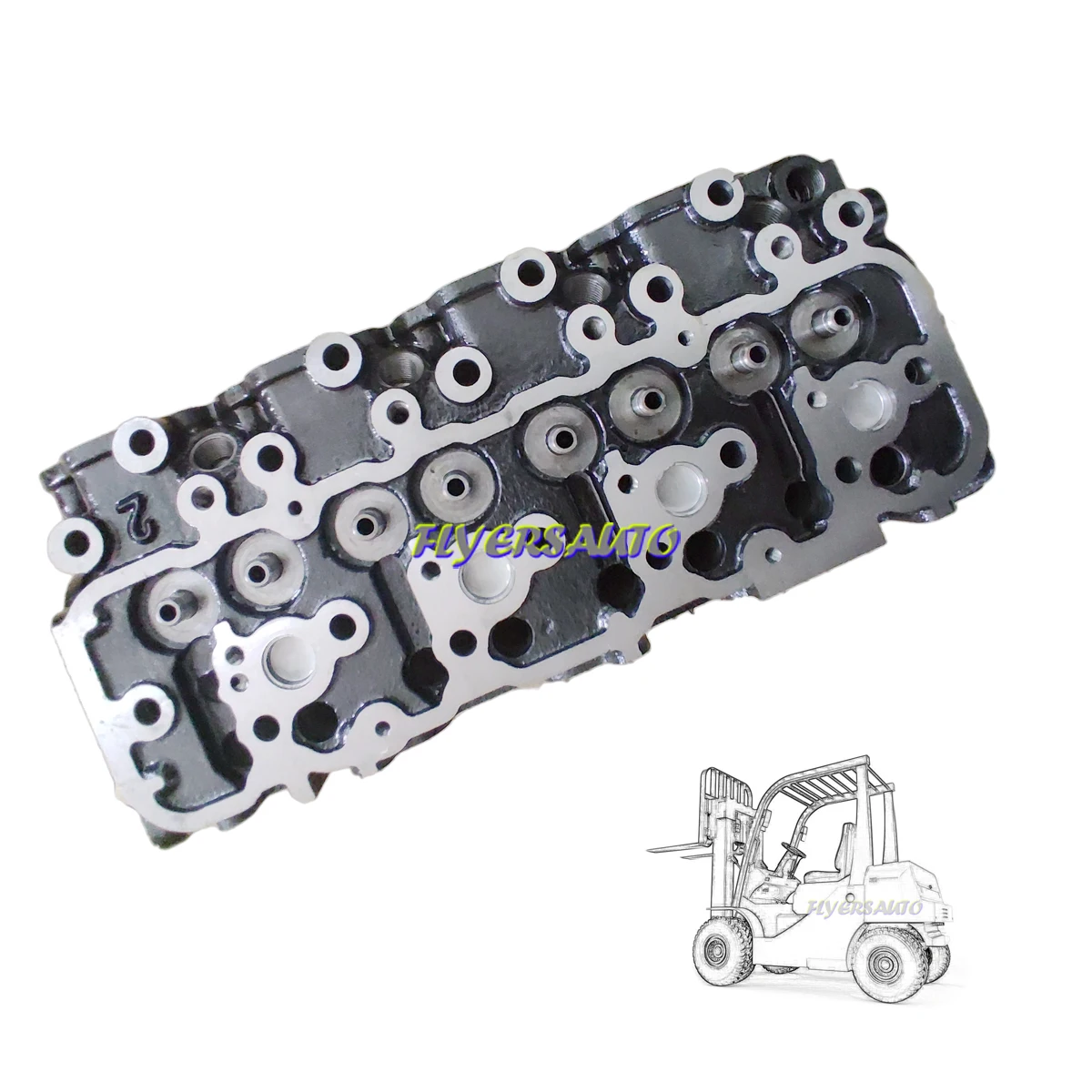 

1DZ-2 diesel engine replacement cylinder head 11101-78202-71 for Toyota forklift 7F 8F 7/8FD10-20-30 *NEW *FLYERSAUTO