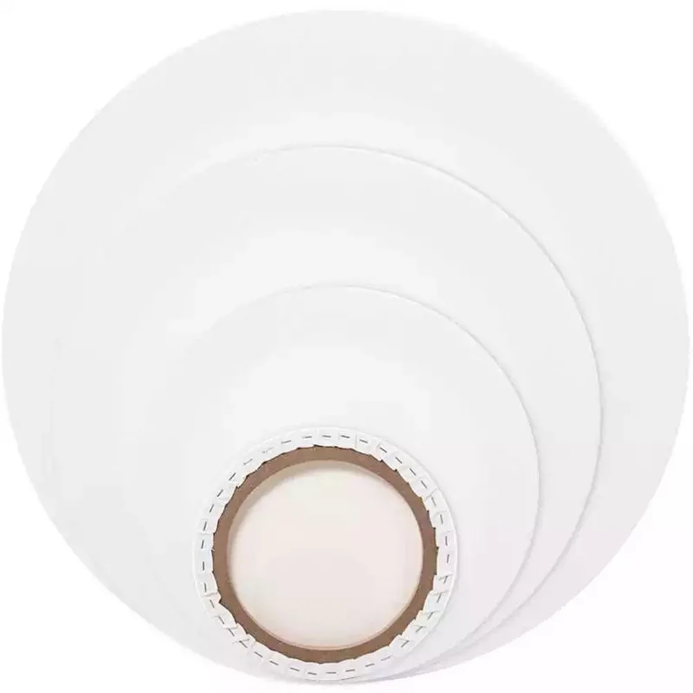 

2Pcs Cotton Round Stretched Canvas Panels 20cm Wood Frame High Tension Professional Thick Canvas for Oil Acrylic Painting