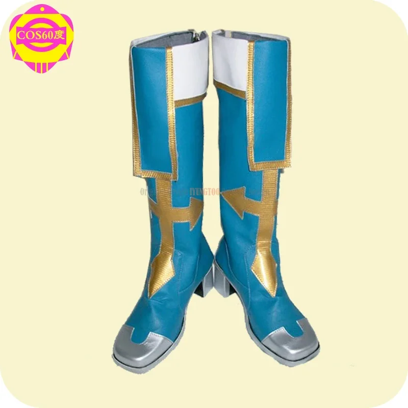 

BlazBlue Alter Memory Jin Kisaragi Обувь с персонажами аниме Обувь для косплея Сапоги Костюм для вечеринки Опора