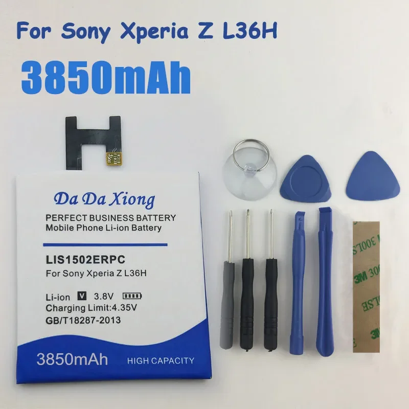 3850mAh LIS1502ERPC Li-ion Phone Battery For Sony Ericsson Z L36H Lt36h L36i S39H SO-02E C6603 C6602 C6600 C660X Xperia C CN3