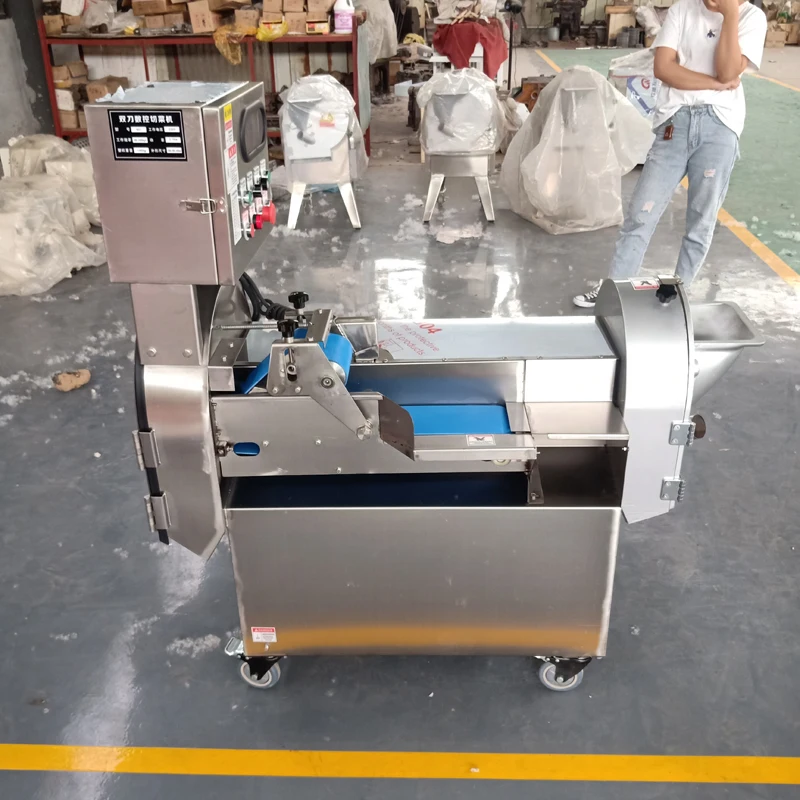 

Vegetable Cutting Machine Industrial Vegetable Cutter Dicing Machine Vegetable Cabbage Slicer Slicing Shredding Machine