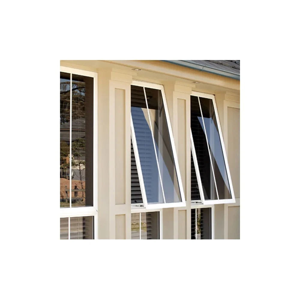 *R# China wholesale double glass aluminum casement window drawing