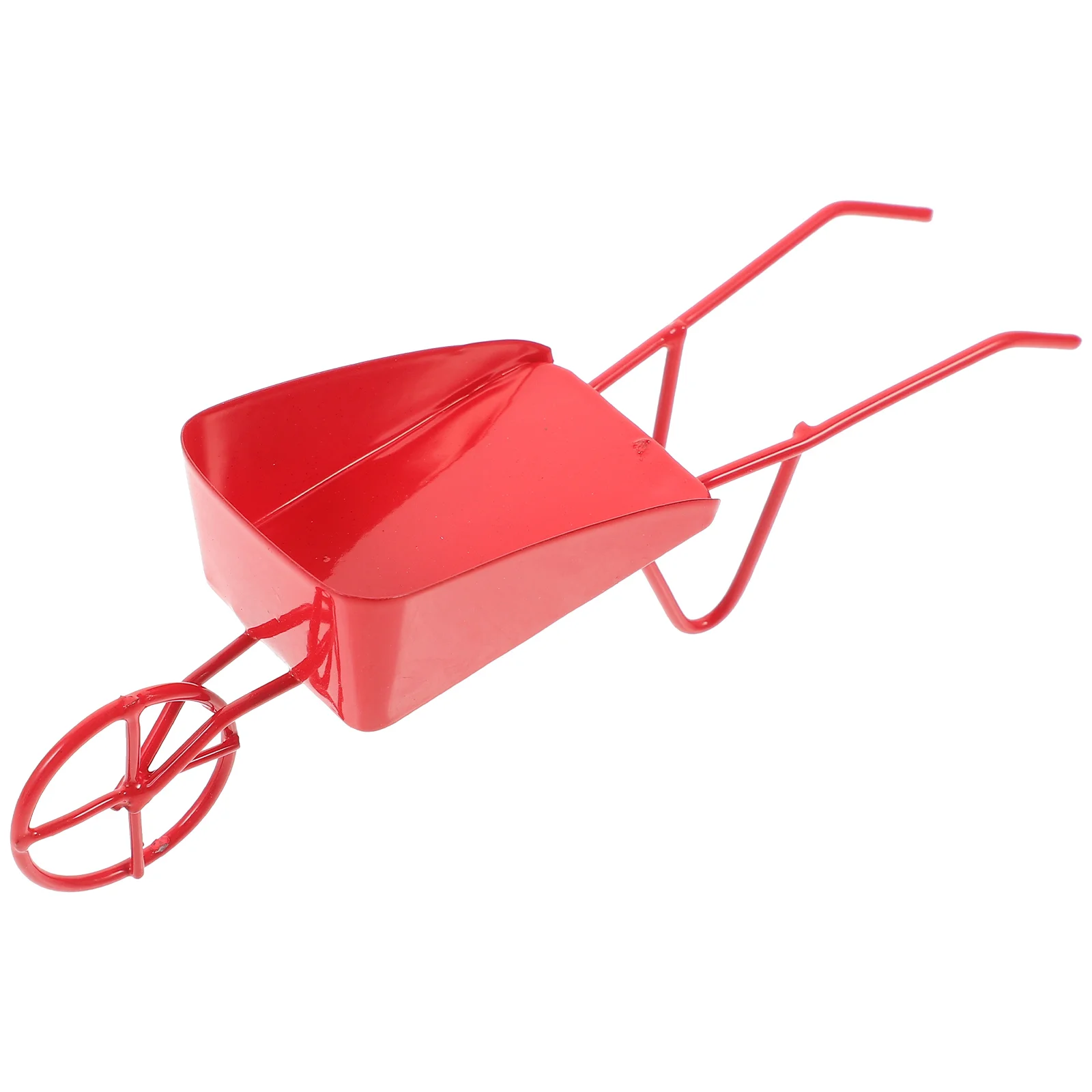 Micro Landscape Props Dolls House Metal Wheelbarrows Mini Miniature Vintage Carts Tiny Toy Wrought Iron