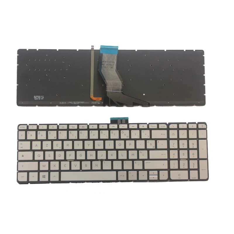 French Azerty Backlit Laptop Keyboard for HP Envy X360 M6-AQ M6-P M6-W M6-AR M7-N M7-U TPN-C123 TPN-C122 TPN-Q159 TPN-Q162 FR