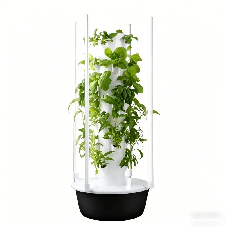 SpaceTree Vertical Hydroponic Tower Smart Vegetable Planter Indoor Outdoor Home Gardening Soilless Aeroponic Cultivation System