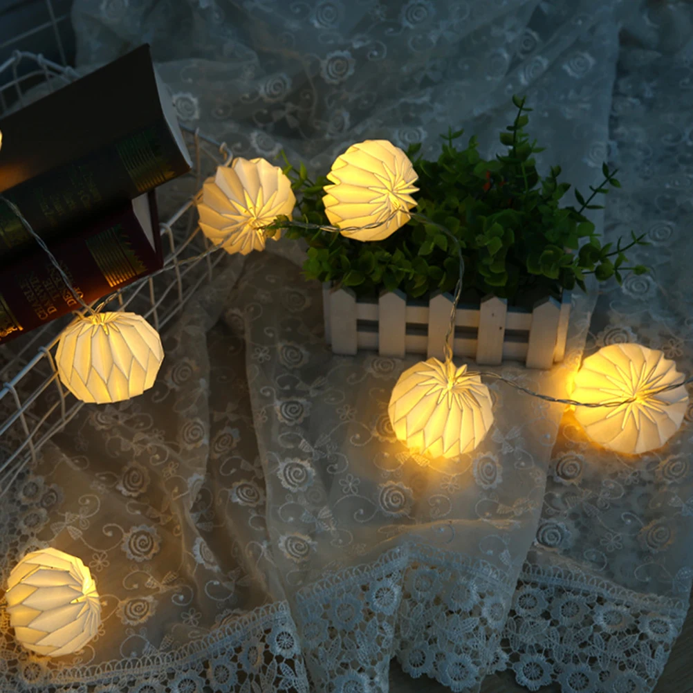 

150cm LED Pumpkin String Lights Operated Warm Atmosphere Party Decorations Festival Lighting Home Garden
