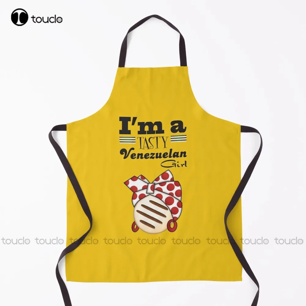 Arepa Venezuela Im A Tasty Venezuelan Girl Apron Salon Apron Garden Kitchen Customized Unisex Adult Apron Custom Cooking Aprons