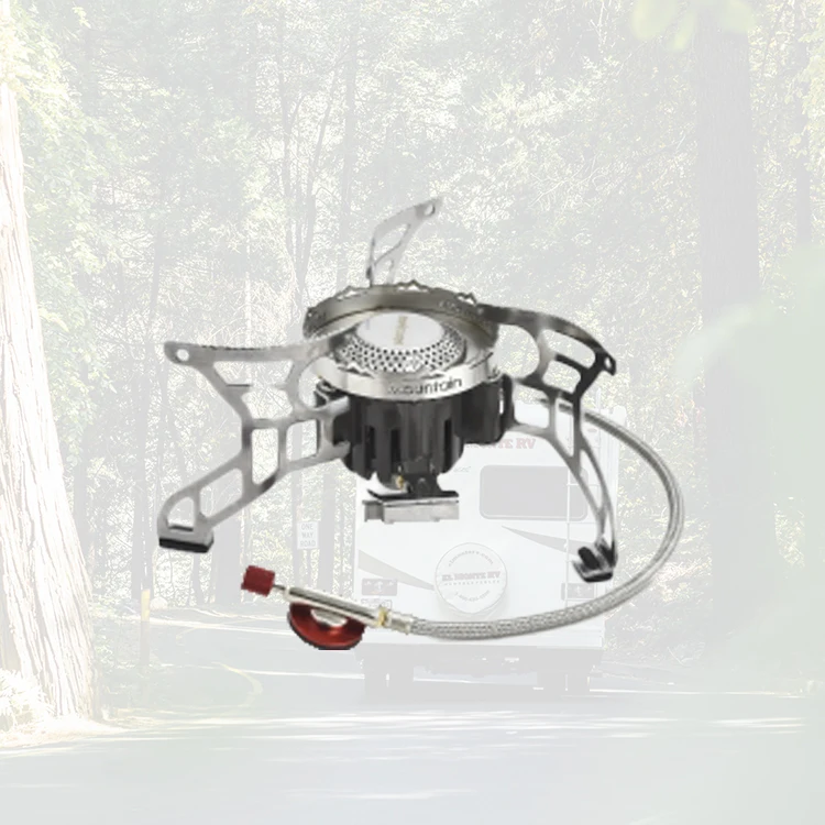

Intelligent Library Camping Picnic Outdoor Portable Stove Camping Cooker Foldable Piezoelectric Automatic Ignition