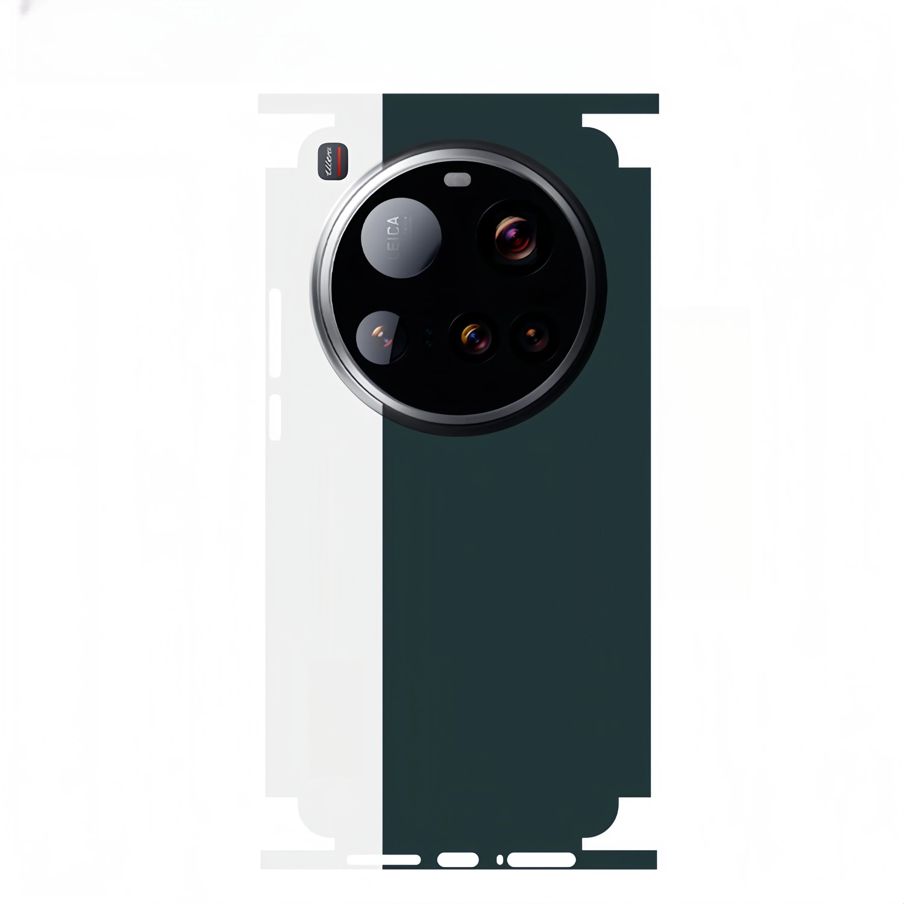Kolorowa Folia Matowa na Telefon z Wzorami na Tył i Boki, Naklejka Pełna Ochrona dla XIAOMI 15 14 13 Ultra 14 Pro — zdjęcie produktu 5