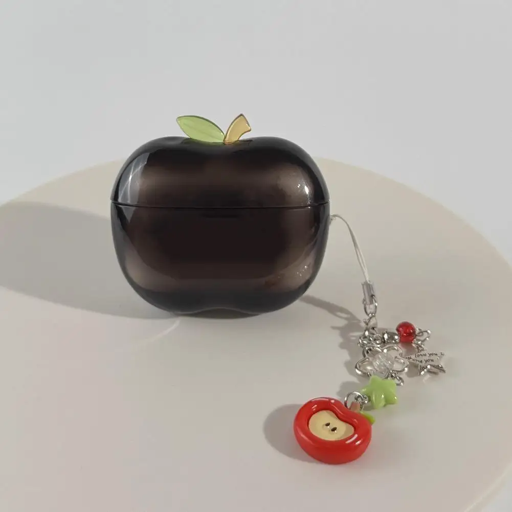 حافظة شفافة مضادة للصدمات من مادة البولي يوريثان الحراري لأجهزة AirPods 1/2/3/4/Pro Apple/Tomato Shape Kawaii حافظة Airpods ناعمة مخصصة #6