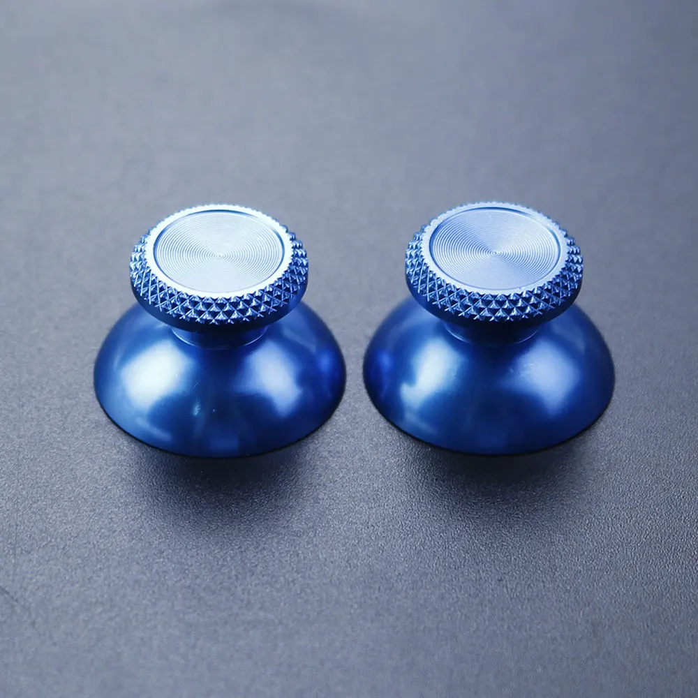 JCD 1 Paar Aluminium-Metall-Analog-Joysticks, Daumenstick-Kappen für PS5-Controller, Gamepad-Rocker-Kappen, Thumbstick-Zubehör