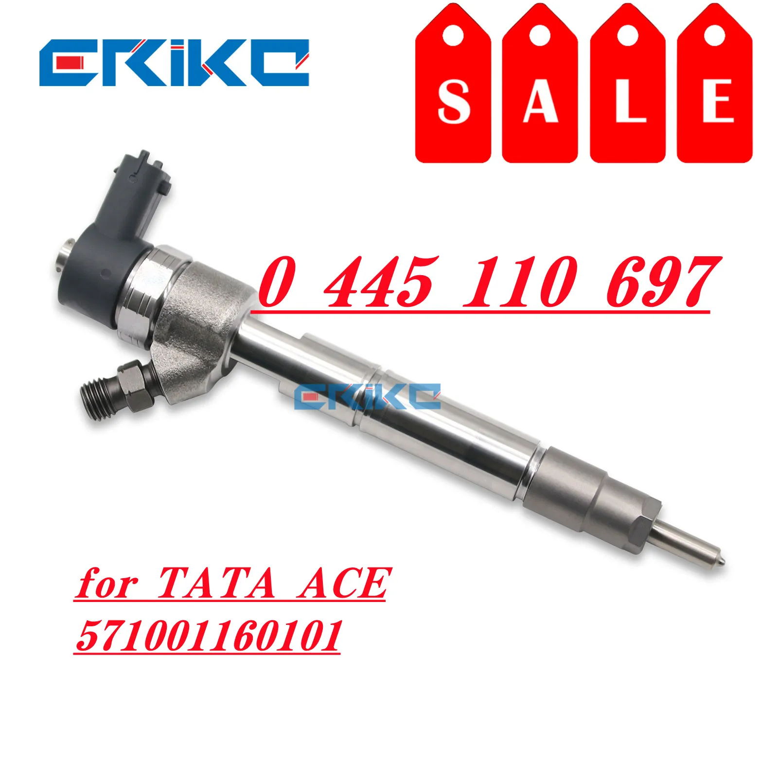 0445110697 Common Rail Fuel Nozzle Assy 0 445 110 697 Diesel Fuel Injector 0445 110 697 FOR Bosch TATA ACE 571001160101