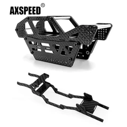 AXSPEED Carbon Fiber & Metal Buggy Body Shell Frame Roll Cage for Axial SCX24 Deadbolt Bronco 1/24 RC Crawler Car Model Parts
